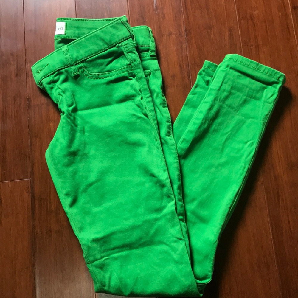 Hollister green jeans